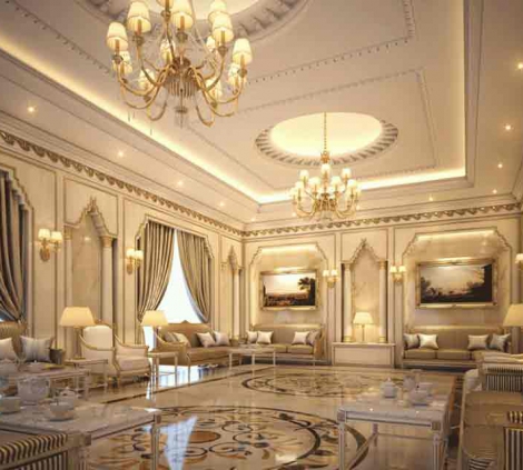 Reception-plastering